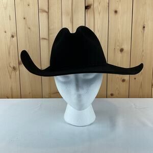 Stetson Kemo Sabe XXX6XXX Pure Fur Felt Cowboy Hat, Black - Size 6 3/4, 54cm***